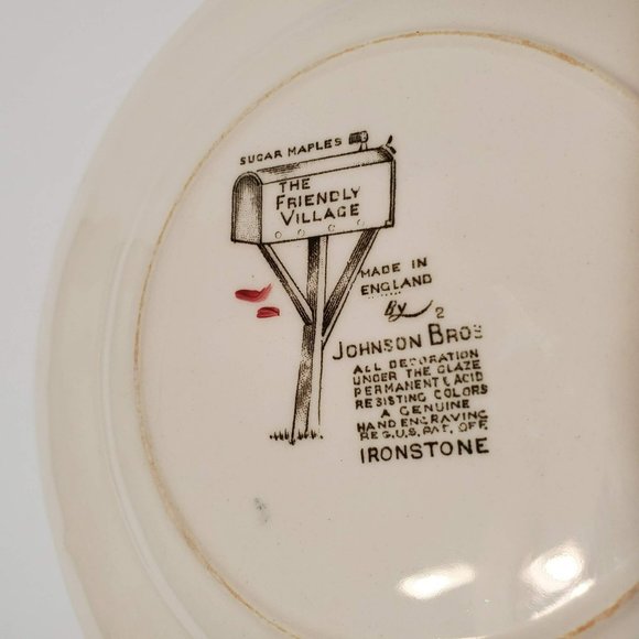Johnson Brothers Friendly Village Bread & Butter Plate, 6-in Plate, Mid Century - Picture 4 of 5
